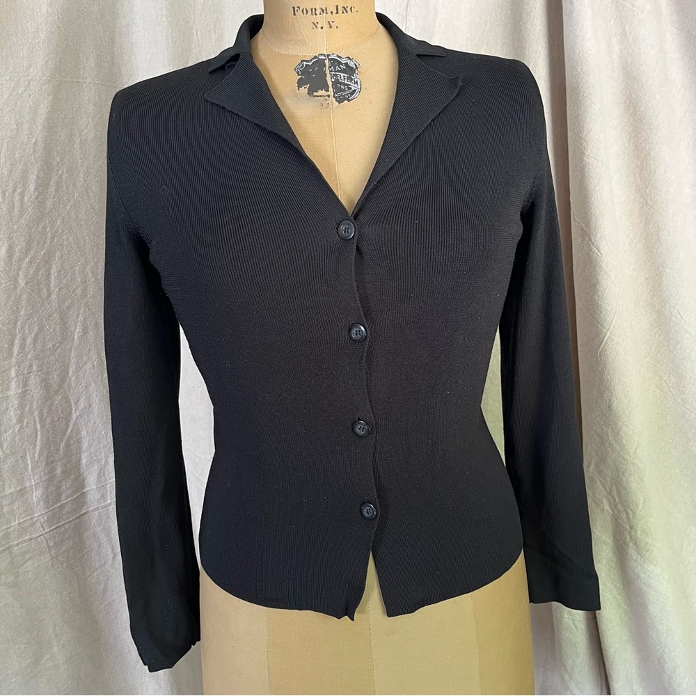 2/$20 Express Women’s Collared Button Front Ribbed Cardigan Size Small